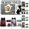 Skibidi Toilet Prank Backpack Set Fun And Versatile, Multiple Colors And Sizes Available, Suitable For All Genders