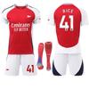 2425 Arsenal Heim Rot Erwachsenen- und Kinder-Fußballset