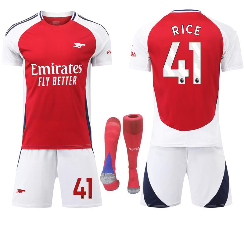 2425 Arsenal Heim Rot Erwachsenen- und Kinder-Fußballset