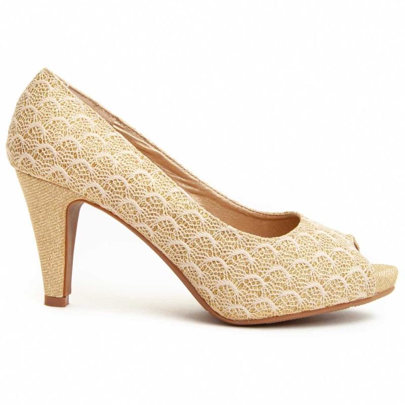 Zapato De Tacón Para Mujer.  Montevita  Unne57  92353