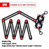 1Pcs 6/9/12 Folds Measuring Ruler Aluminium Alloy Locator Drill Guide  Template Tool