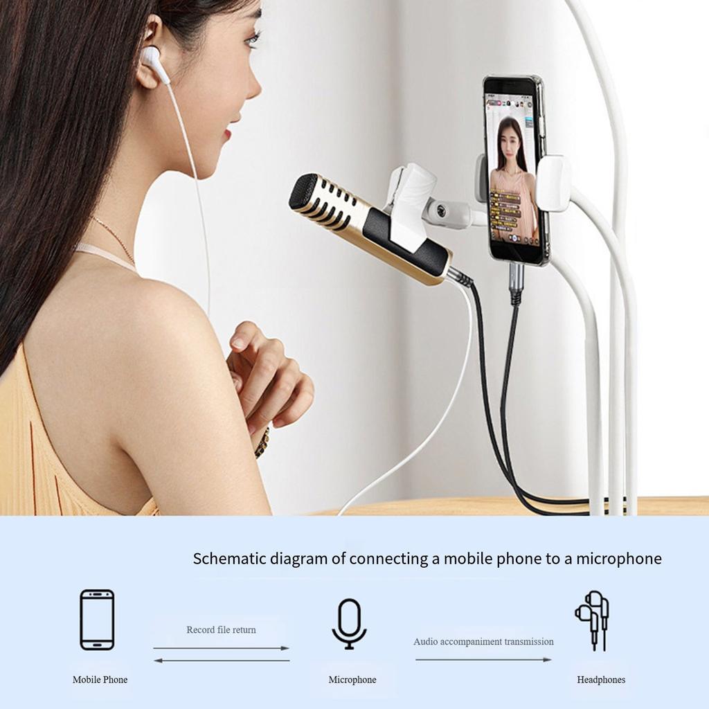 Type C Auditory Connection Cable Hifi Sound and Anti Interferences Design for Auditory Transmission Cord