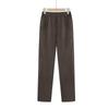 High Waist Plus Velvet Pants - Autumn/Winter Loose Fit for Mid-aged & Elderly Women