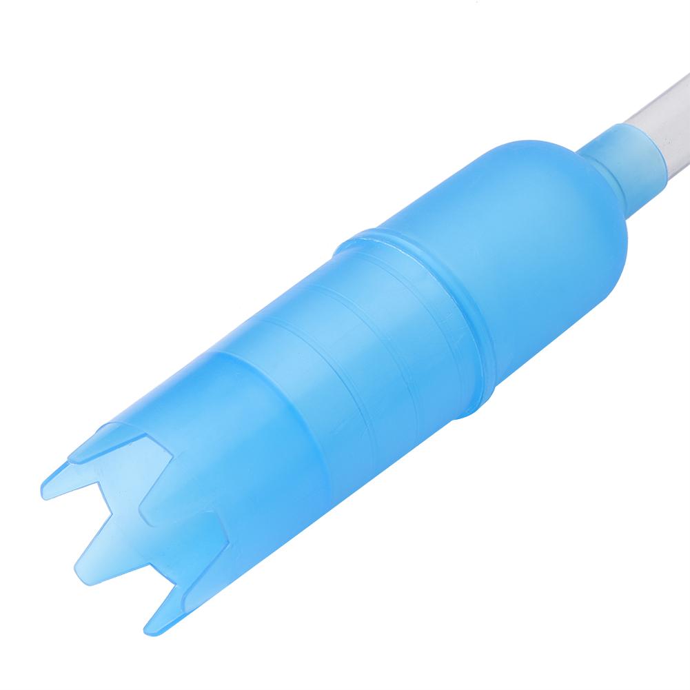 HS M Large Aquarium Manual Water Changer Gravel Cleaner Fish Tank Pump Cleaning Tools Accessory less than br more than