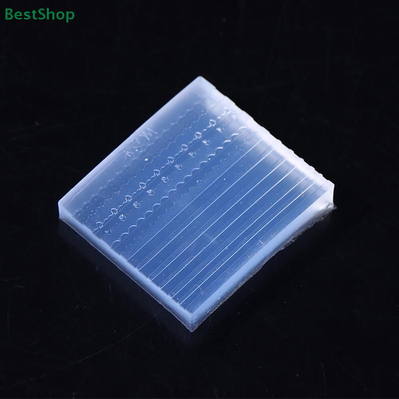 3D Silicone Nail Art Mold Bow Lace Lines Design DIY Nail Decor Transparent Manicure Template