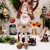Cute Santa Claus Doll Decor Snowman Deer Merry Christmas Decorations  New Year Party Gifts