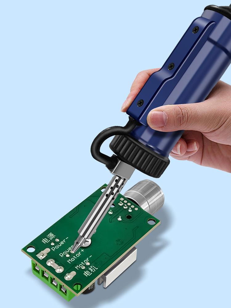 BBT-580 Automatic Vacuum Desoldering Pump 30W Electric Desoldering Gun Portable with 3 Suction Tip for Tin Removal and Soldering