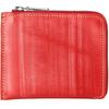 Whitehouse Cox Slim Zip Wallet Bridle Wallet S3068, Leather, Red, Men's