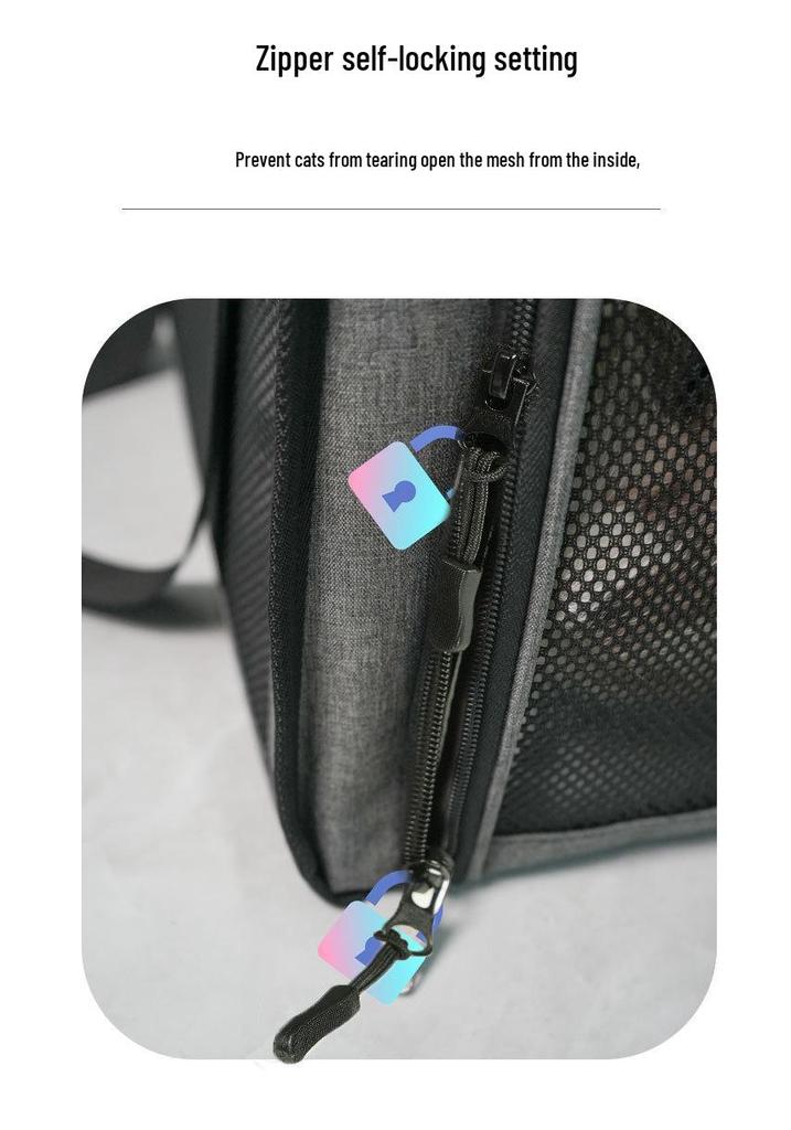Cross-Border Portable Cat Carrier: Breathable, Large Capacity, Foldable Pet Bag for Travel