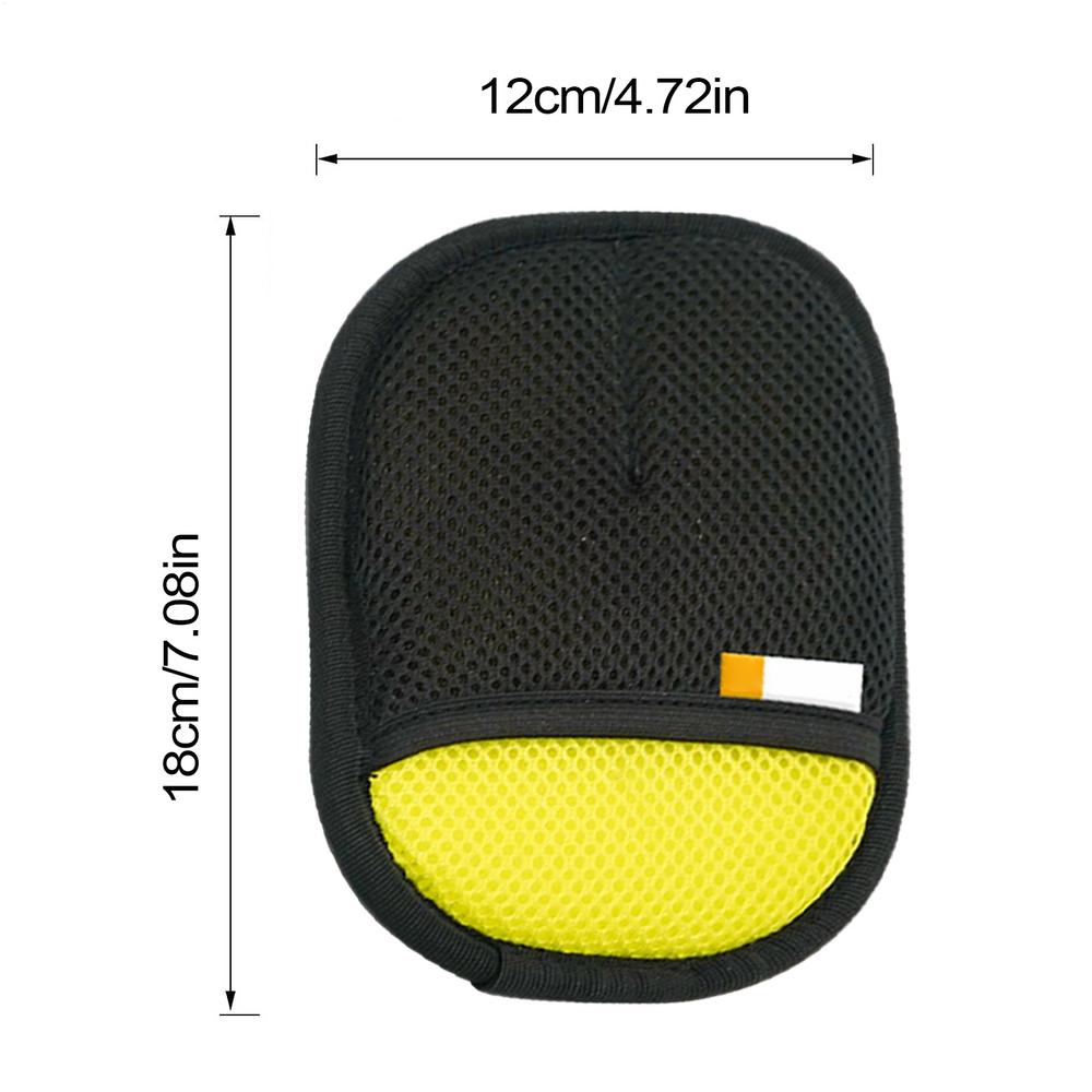 Gants de Toilettage pour Chat Brosse de Massage Toilettage Éliminateur de Poils Doux pour la Peau Efficace Réutilisable Outil de Mue pour Drap de Lit Meubles