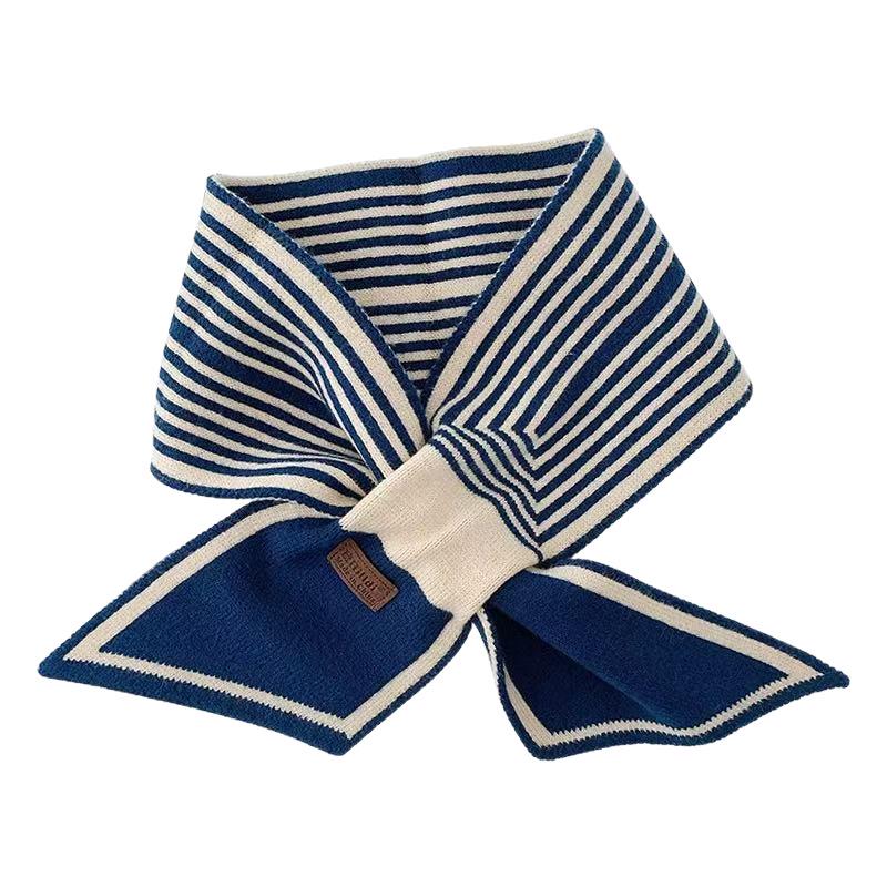Women's Houndstooth Double-Sided Scarf Set - Thickened, Versatile, Autumn/Winter Neck Warmer