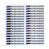 For BMW M X1 X3 Car Decoration Strip Trunk Relief Stickers Decals For Bmw M Power Performance E28 E30 E34 E36 E46 E60 E90 F84 F87 X1 X3 X5 X6