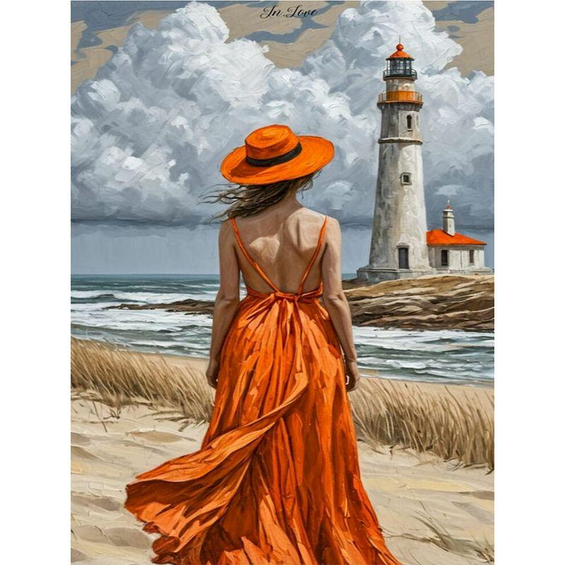 GATYZTORY Picture By Number Girl Kits Home Decor Painting By Numbers Figure Drawing On Canvas HandPainted Art DIY Gift