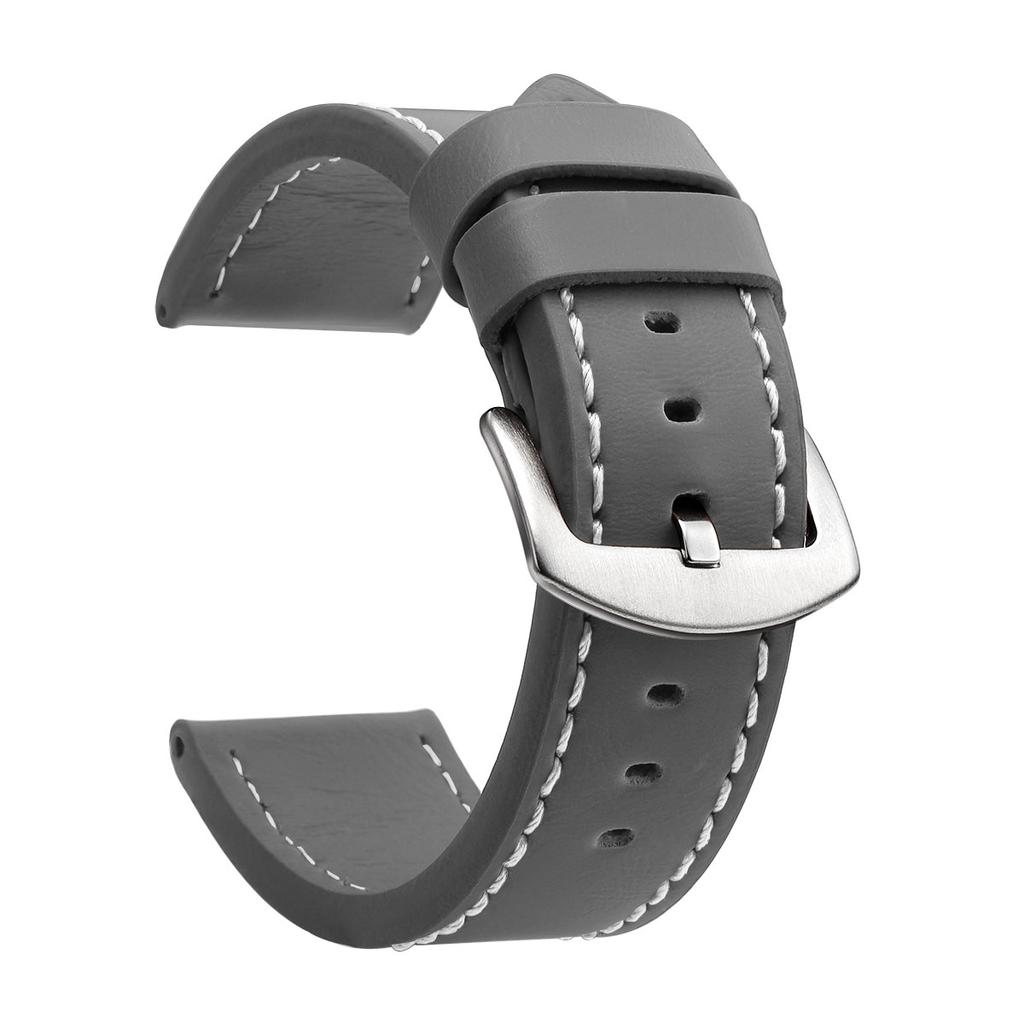 SAMCO Bracelet de Montre Sport Cuir Vintage Boucle Acier Inoxydable Accessoires de Montre 18mm 20mm 22mm 24mm