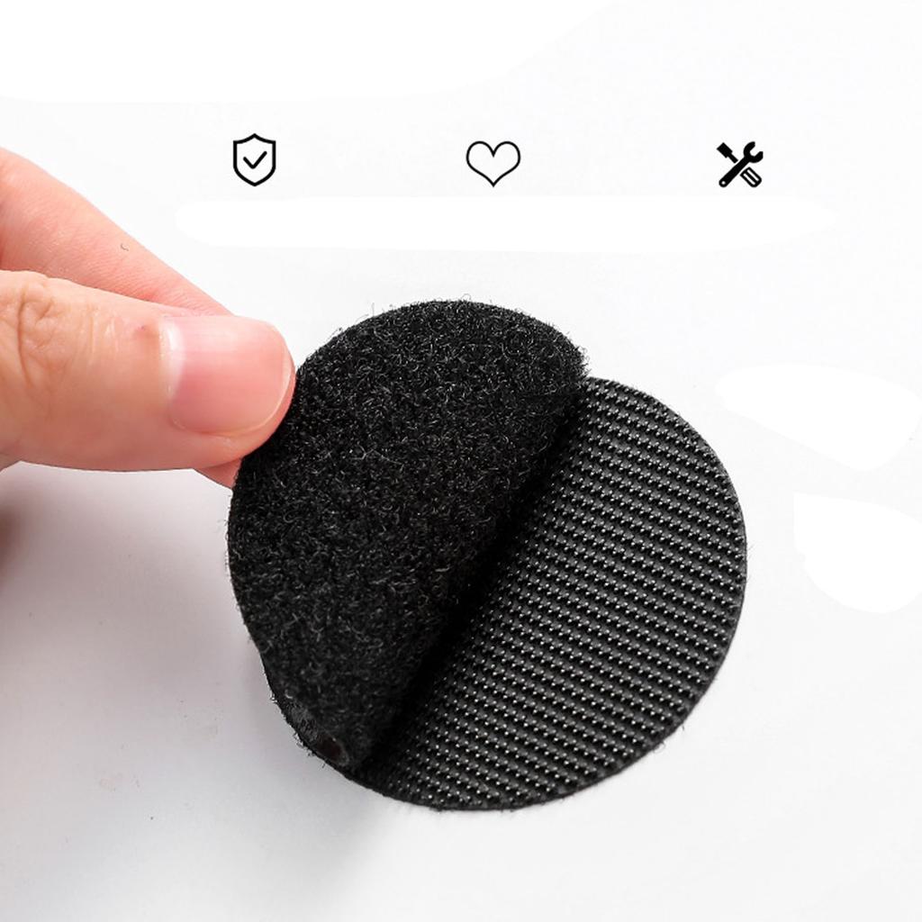 6PCS Non Slip Cushion Pads Round Self Adhesive Back Hook and     Mounting Pad for Sheet Carpet Sting Cushions