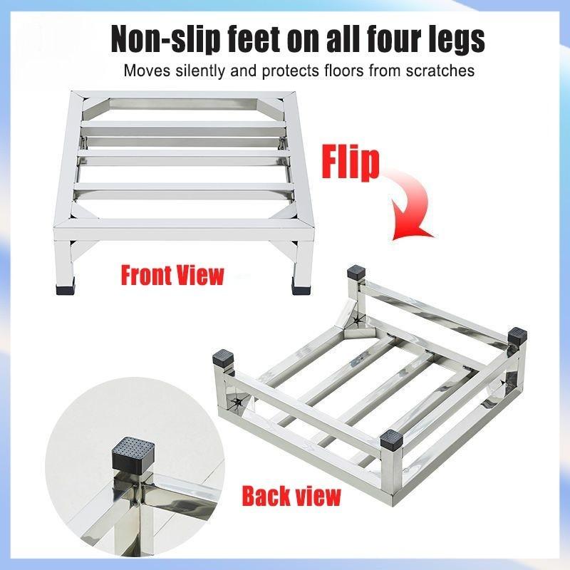 Drum Washing Machine Base Rack Stainless Steel Automatic Washing Machine Bracket Refrigerator Heightening Universal Bracket