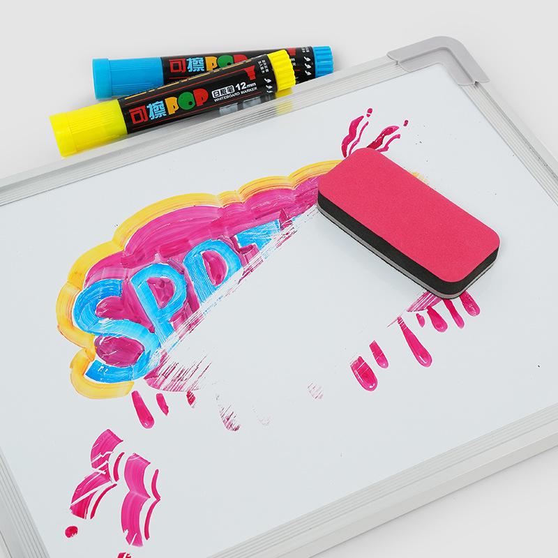 Shield 12mm Wide Tip Whiteboard Marker - Erasable, Refillable, Water-Based Pen for Teachers and Drawing Boards