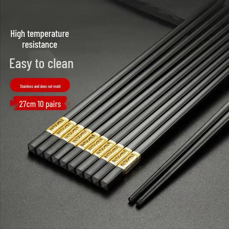

Shangpin Double-Core Non-slip Reusable Alloy Chopsticks