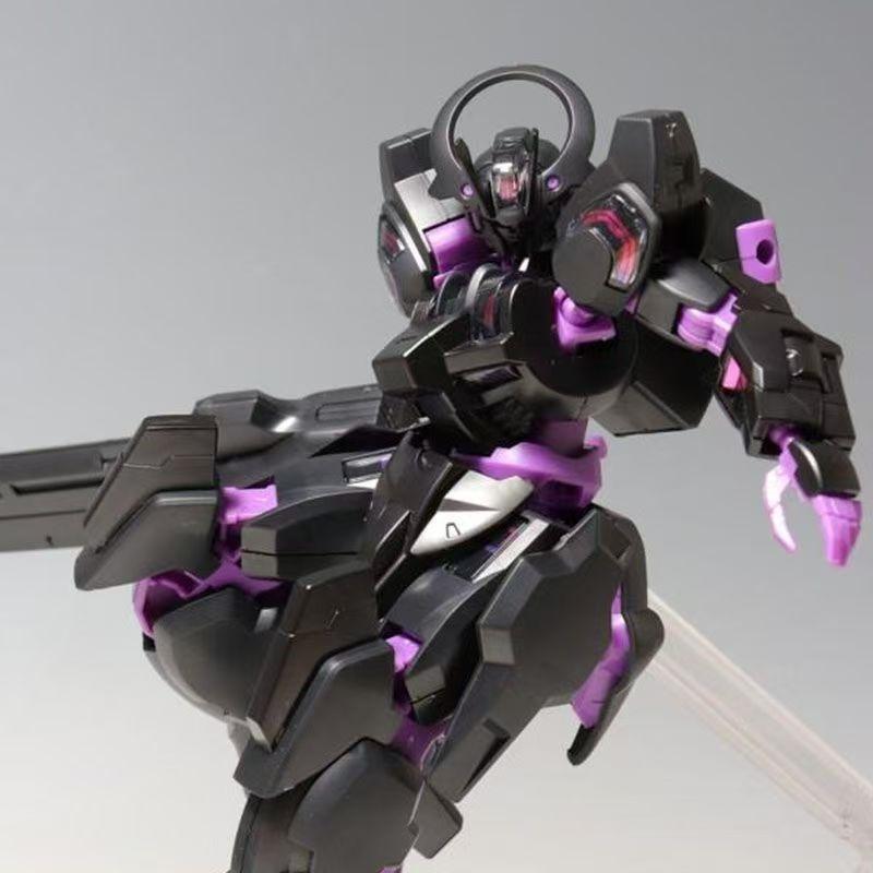 Schwarzette Viola Neon MDX-0003 HG 1/144 Assemblare Il Modello Action Figures Decorazione da Scrivania Giocattoli per Bambini Regalo Collezionabile