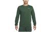 Nike T Shirts Men's Fir Green Crew Neck Moderate Straight Fit FB5510-323