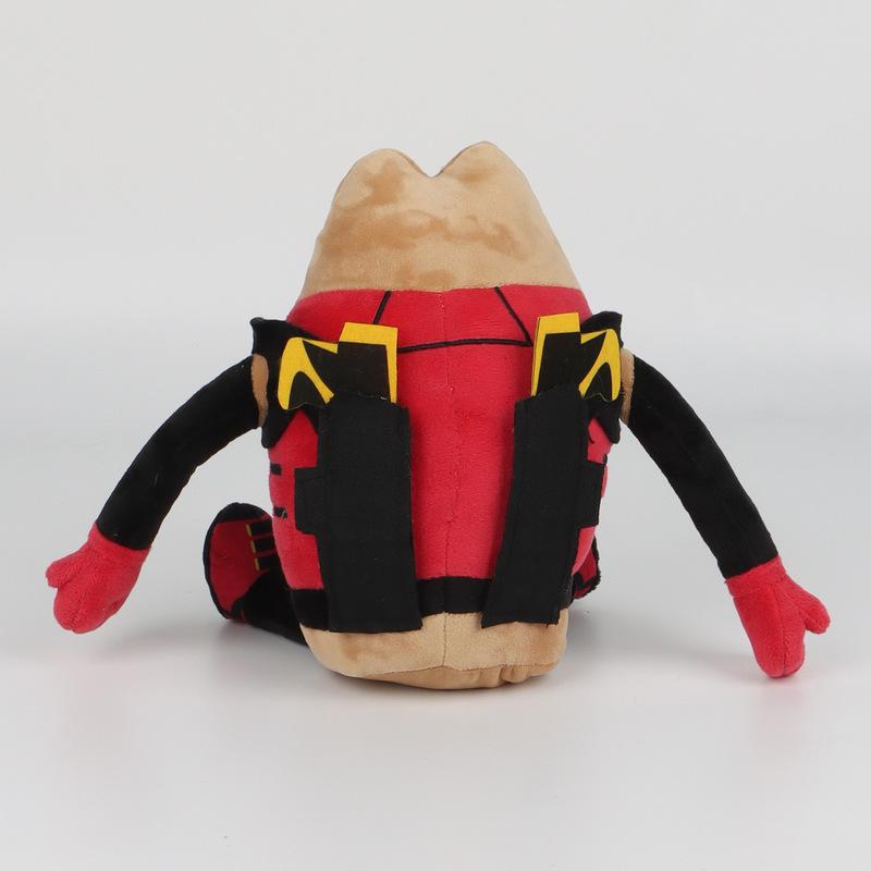 New Killer Bean Plush Keychain Soft Stuffed Pendant Funny Coffee Bean Character Bag Charm Killer Bean Plushie Gift For Gamers