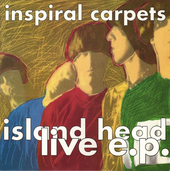 

12-дюймовая пластинка INSPIRAL CARPETS Island Head Live E.P. DUNG11R Mute 1990 UK Rock Б/у