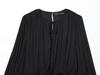European American Style Autumn 2025 Lace-up Waist Long-Sleeved Dress