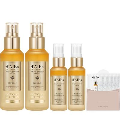 Dalva White Truffle Supreme Intensive Serum 100mlx2p+50mlx2p+Cleanser 15ml, Cosmetice populare coreene