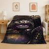 Droni Assassini a Cartoni Animati Uzi V Robot Coperta in Flanella Morbida Calda Plaid per Camera da Letto Soggiorno Letto Viaggio Campeggio Picnic