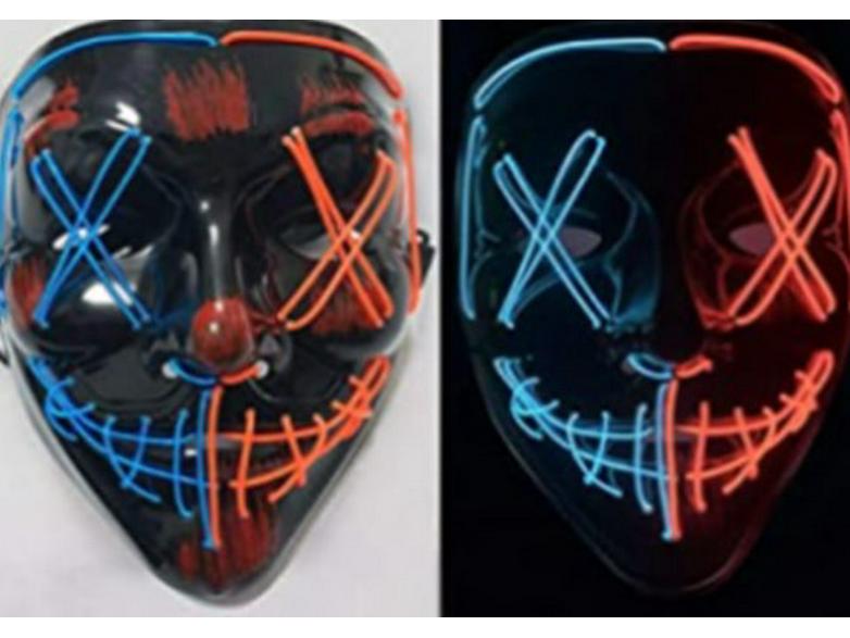 EL Luminous Funny Halloween Mask - Hot Selling Style