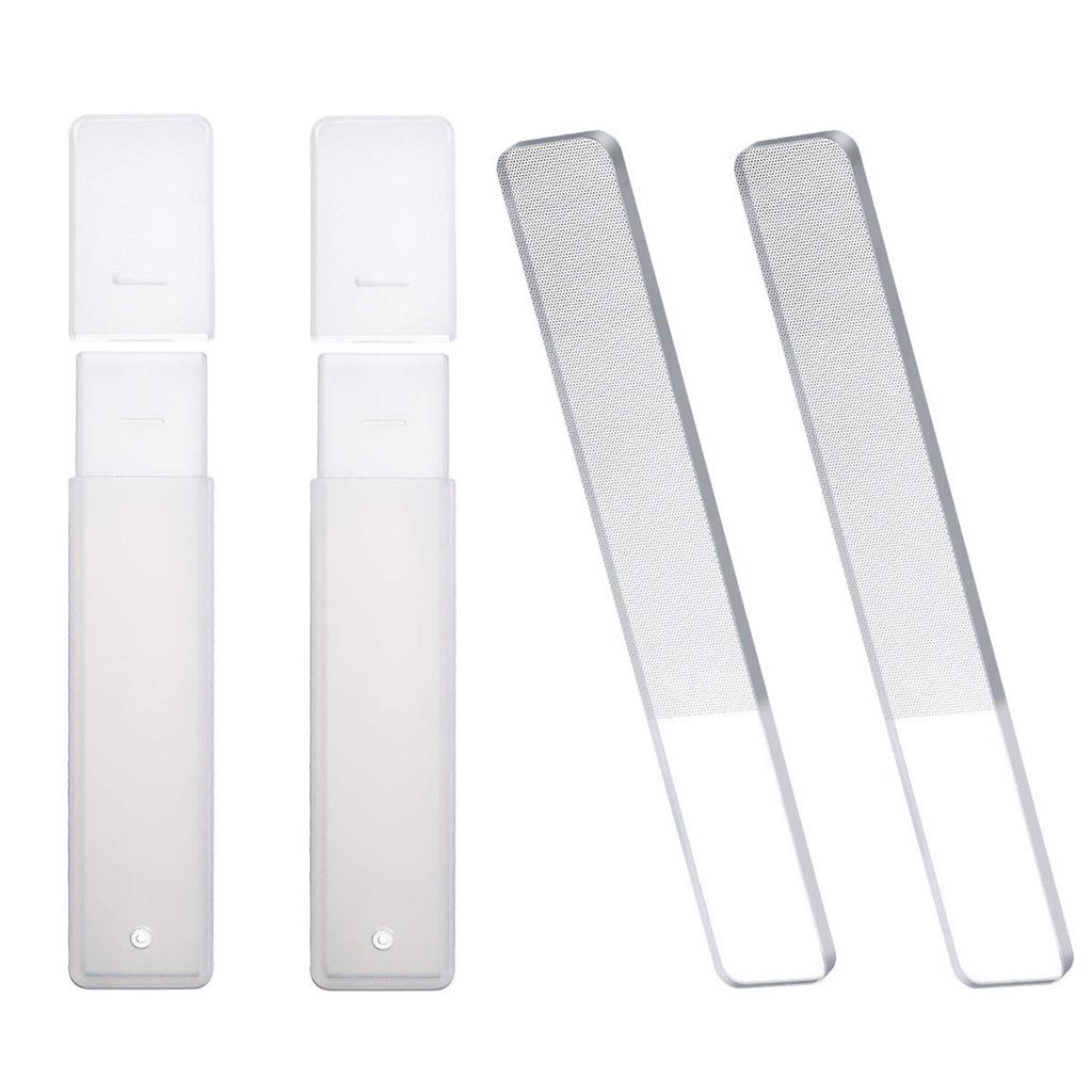 1/2 Stück Nano Glas Nagelfeilen Professionelle Schleif- Polierfeilen Transparente Nagelfeile Schleifgerät Maniküre Kunstwerkzeuge