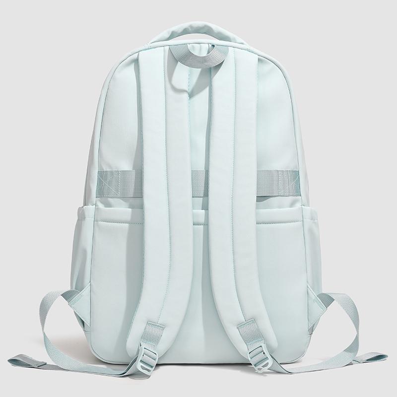 Einfarbiger Rucksack Große Kapazität Leichtgewicht Junior Senior High School Schüler Schultasche