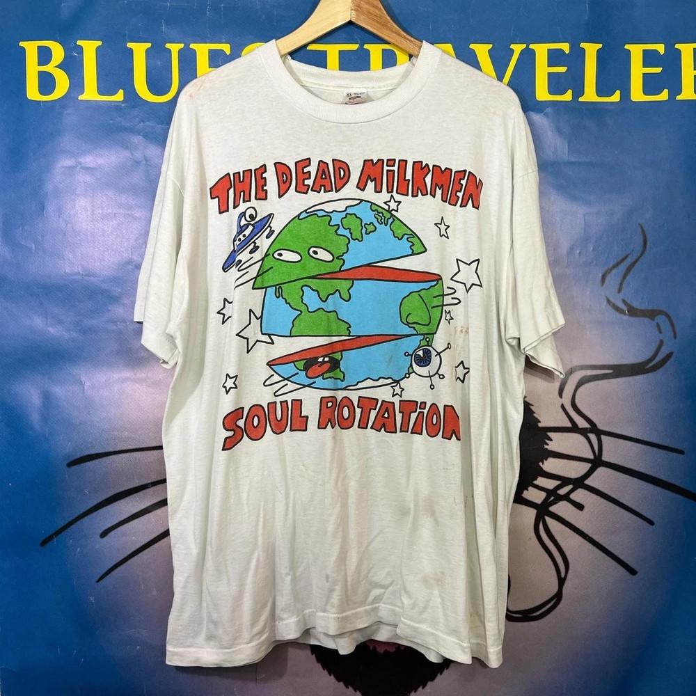 RARE 90s Dead Milkmen Soul Rotation Band Tee Unisex T-Shirt XXL