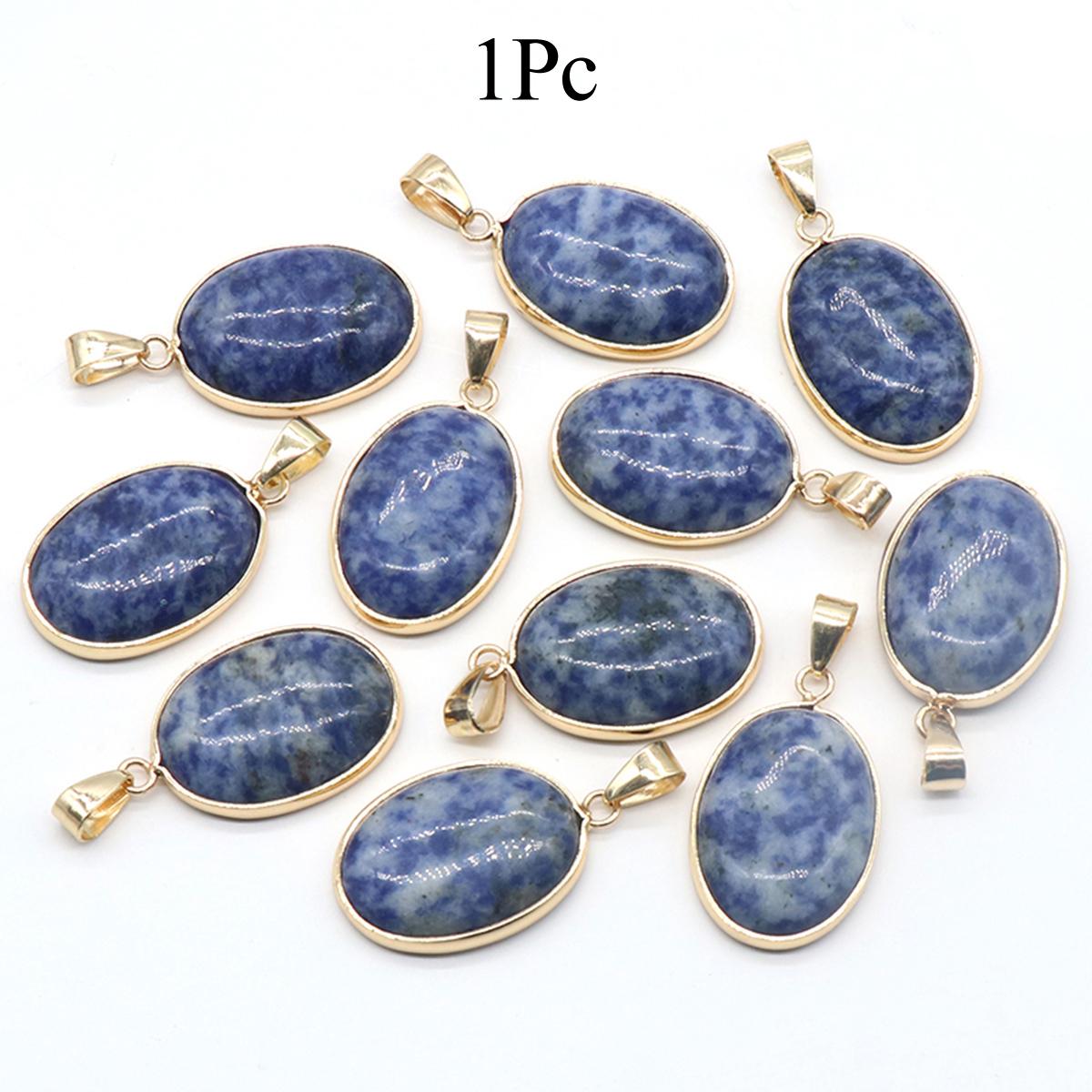 

1 шт., хрустальный кулон с целительным эффектом Рейки, энергетический натуральный камень опал бирюзовый агат овальные подвески для изготовления ювелирных изделий своими руками ожерелье креативные подвесные аксессуары 1Pc/25×19mm