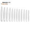 120Pcs/Bag Nail Tips Extra Long Stiletto Shape ABS Natural Thin Extending False Nails for Salon