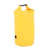 20L Dry Bag Waterproof PVC Mesh Cloth Removable Collapsible Lightweight Yellow for Boating Swimming Kayaking