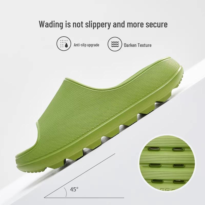 Leakproof Quick-Drying All-Season Bathroom Shower Slippers for Women and Men