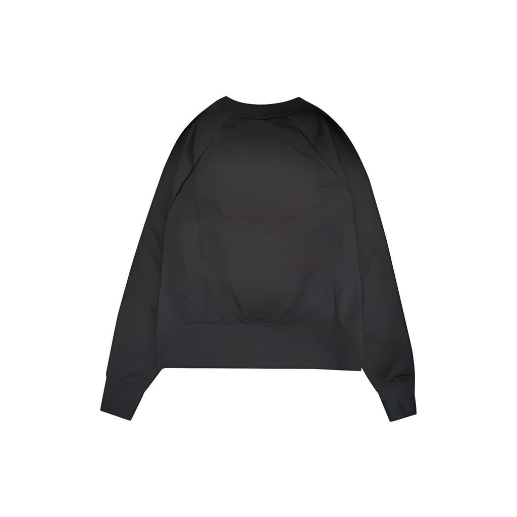 Nike Versa Solid Color Crew Neck Casual Long Sleeve Sweatshirt Women Sweatshirt Black CD8794-010