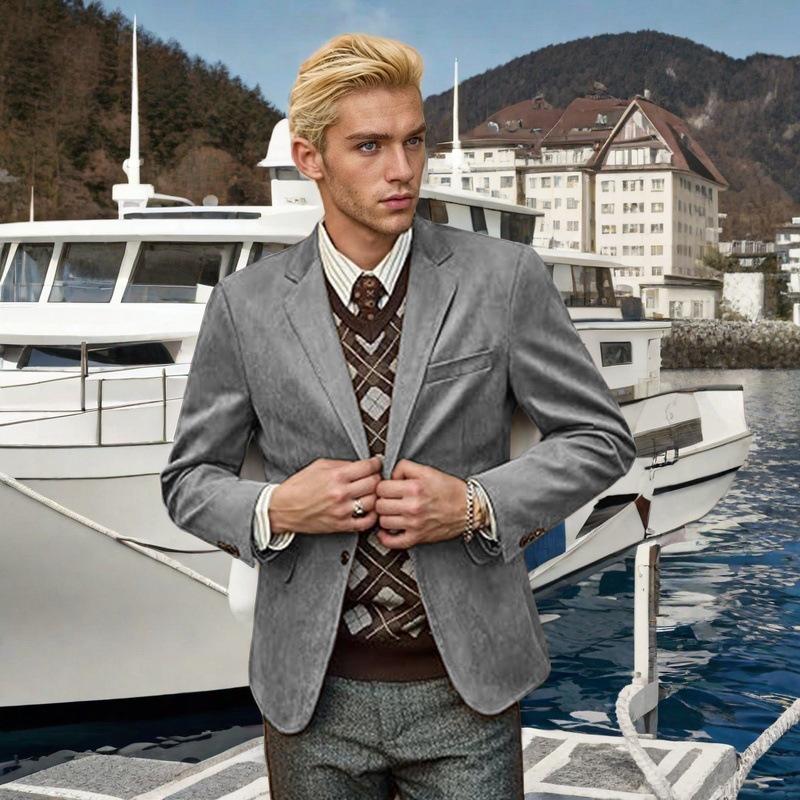 Men's Casual Large Size Suit Jacket