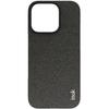IMAK Ruiyi Series for iPhone 16 Pro Case Fabric Texture Leather+PC Phone Back Cover