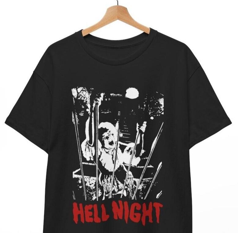 Hell Night 1981 Movie T-Shirt, 80s Horror Shirt, Linda Blair, Unisex Tee