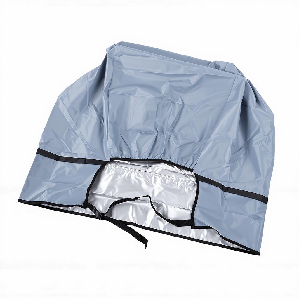 Outboard Motor Dust Cover Water and Sun Proof Outdoor Marine Engine Protector Cover Fit 50 115 Horsepower Motor