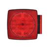 High Intensity Vehicle Vibration Resistant LED Truck Tail Light Square Design Waterproof Housing Universal Compatibility