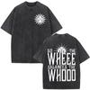 Esquie Clair Obscur Expedition 33 Vintage Washed T Shirts Men's Women Clothing Fashion Oversized Short Sleeve T-shirt Streetwear