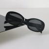 New Oval Sunglasses Women Men Vintage Fashion Female Male Mirror Clear Designer Eyewear Sexy Brand Black Sun Glasses