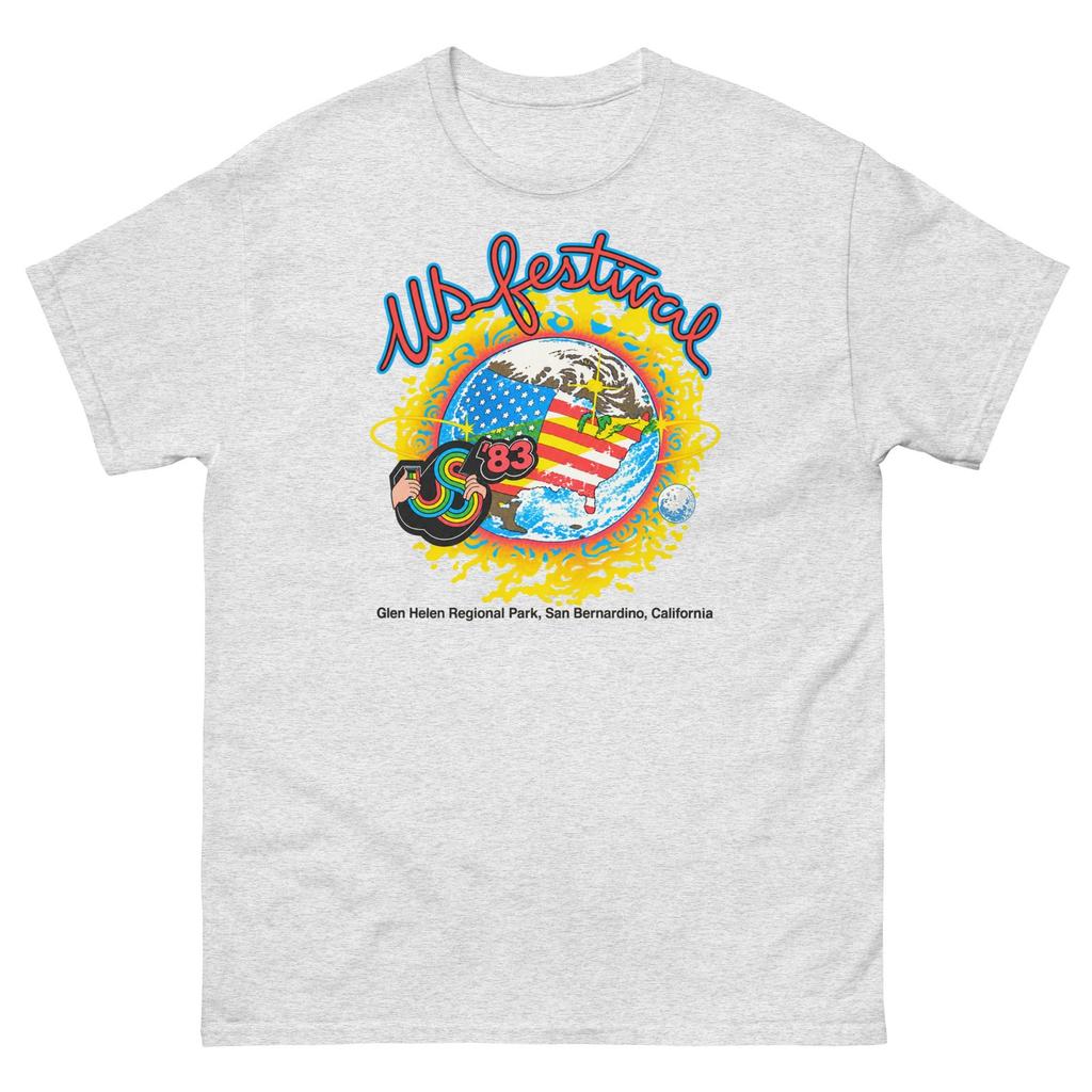 US Festival 1983 Glen Helen California Vintage Concert Tee T-Shirt