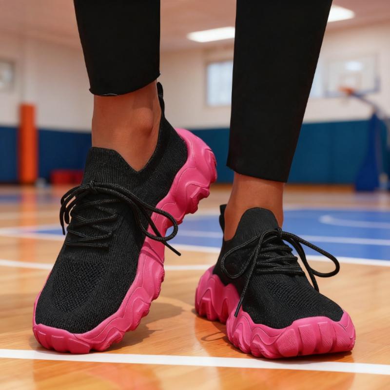 Spring Women's Sneakers Fashionable Breathable Lightweight Casual Shoes Platform  Comfortable Eye-catching Women's Walking Shoes