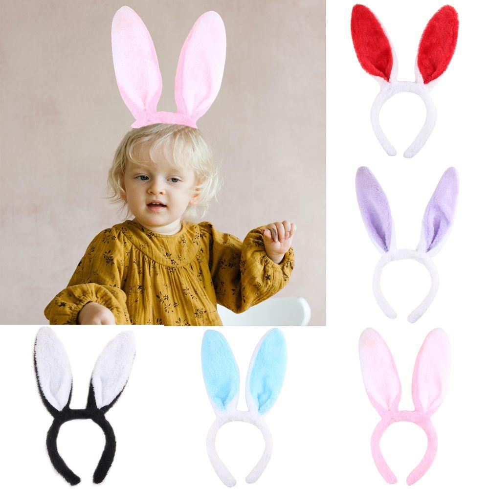 Costume Women Girls Bunny Ear Hairband Headband Rabbit Ear Adult Children Easter