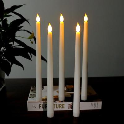LED Long Candle Light Flameless Candle Lamp For Wedding Birthday Party Restaurant Decoration Atmosphere Supplies