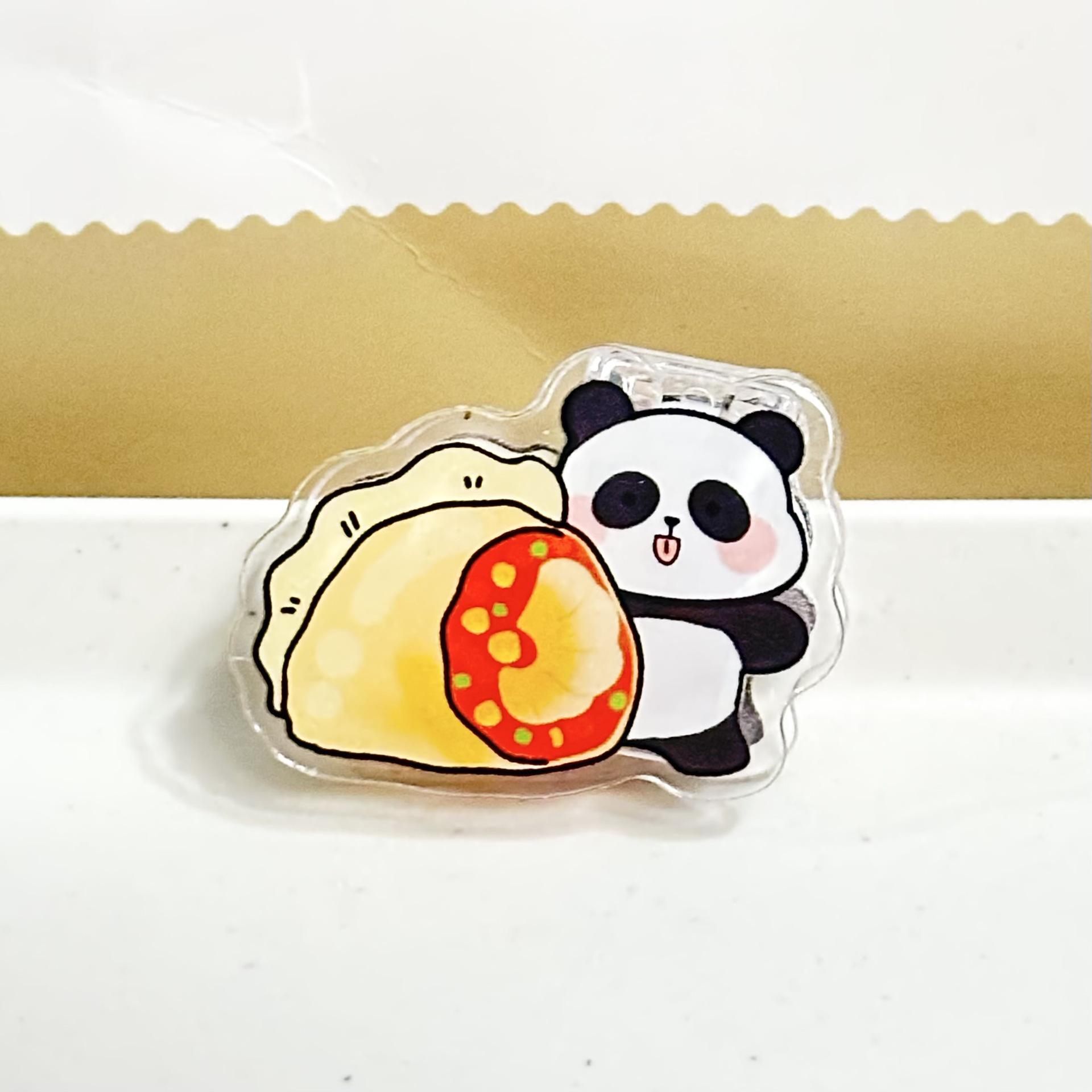 Panda Cartoon Clips: Cute Memo & Sealing Clips for Students